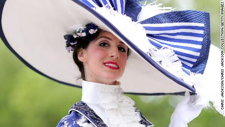ASCOT, ENGLAND - JUNE 20: A guest on day three, Ladies Day, of Royal Ascot at Ascot Racecourse on June 20, 2019 in Ascot, England. (Photo by Chris Jackson/Getty Images)