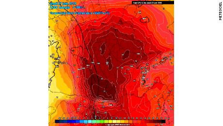 A &#39;screaming&#39; weather map basically captures France&#39;s extreme heat