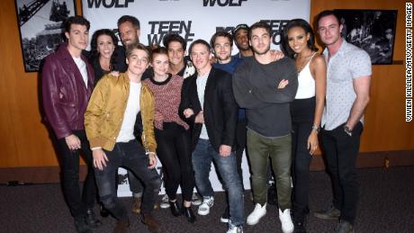 The &quot;Teen Wolf&quot; cast at the 100th episode screening and series wrap party.