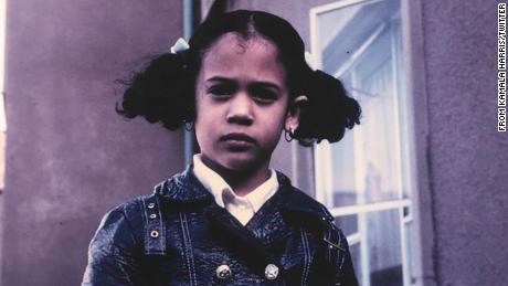 Sen. Kamala Harris tweeted this photo of herself as a young girl during the debate.