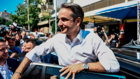 Kyriakos Mitsotakis has pledged to rebrand Greece and change its image as Europe&#39;s problem child.