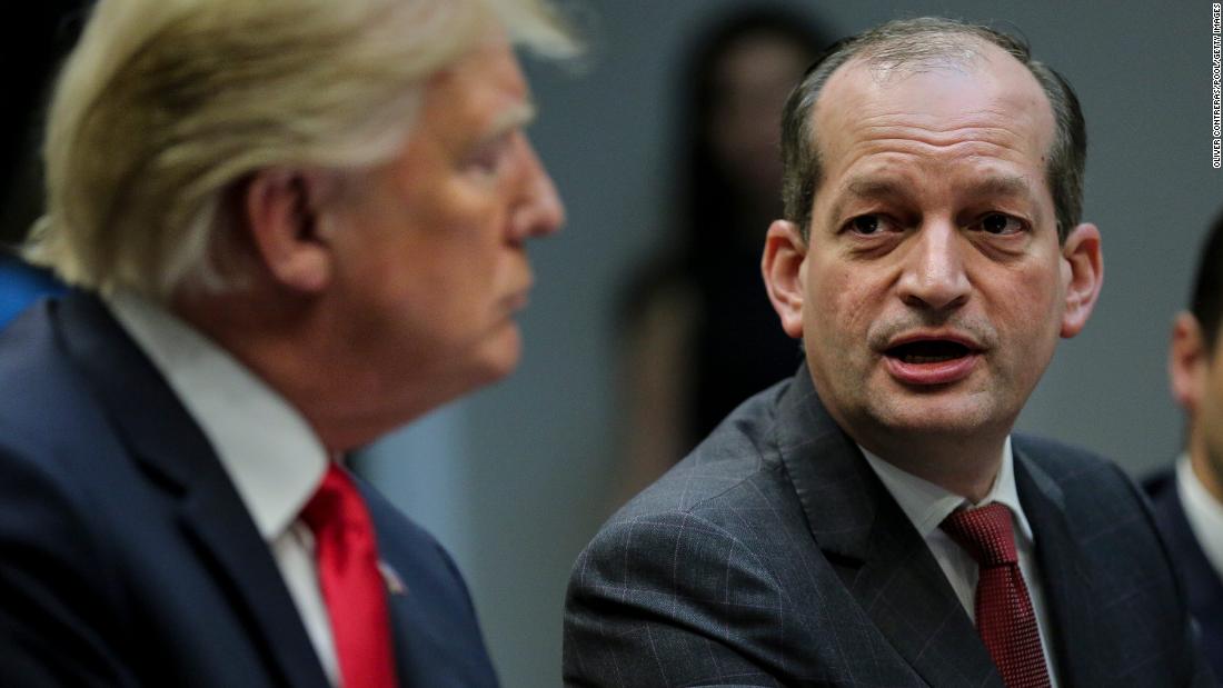 Alex Acosta Resigns Amid Furor Over Epstein Plea Deal CNNPolitics