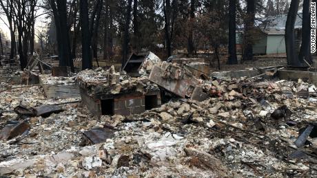 The Sinclaire family&#39;s house was destroyed in the Camp Fire.