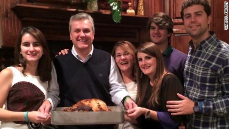 Tomeu Vadell and his family on Thanksgiving 2015 in Lake Charles, Louisiana. From left: Cristina (daughter), Tomeu, Dennysse (wife), Veronica (daughter), Diego (son), and Hayes (Veronica&#39;s husband). 