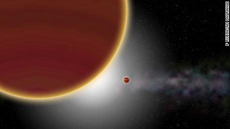 Second exoplanet found around a curious star