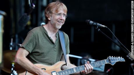 Trey Anastasio, leader of the Phish group.