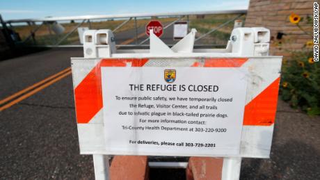 The Rocky Mountain Arsenal Wildlife Refuge was closed this month.