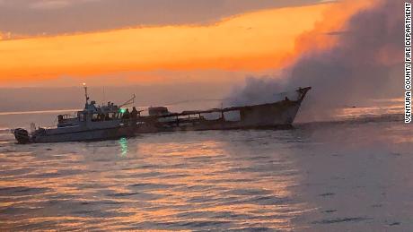 The cause of the fire of a dive boat in California remains unknown