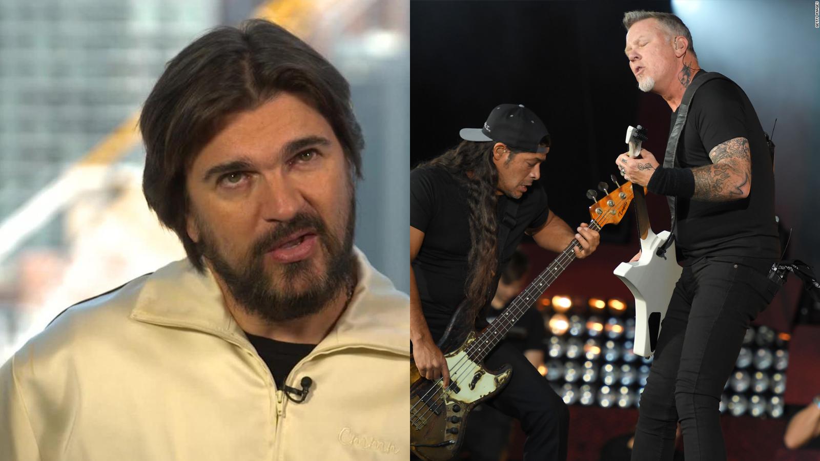 Juanes sueña con colaborar con Metallica luego que la banda elogió su