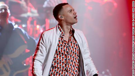 NASHVILLE, TENNESSEE - JUNE 02: Tauren Wells performs on stage during the 7th Annual K-LOVE Fan Awards at The Grand Ole Opry House on June 2, 2019 in Nashville, Tennessee. (Photo by Terry Wyatt/Getty Images for K-LOVE Fan Awards)