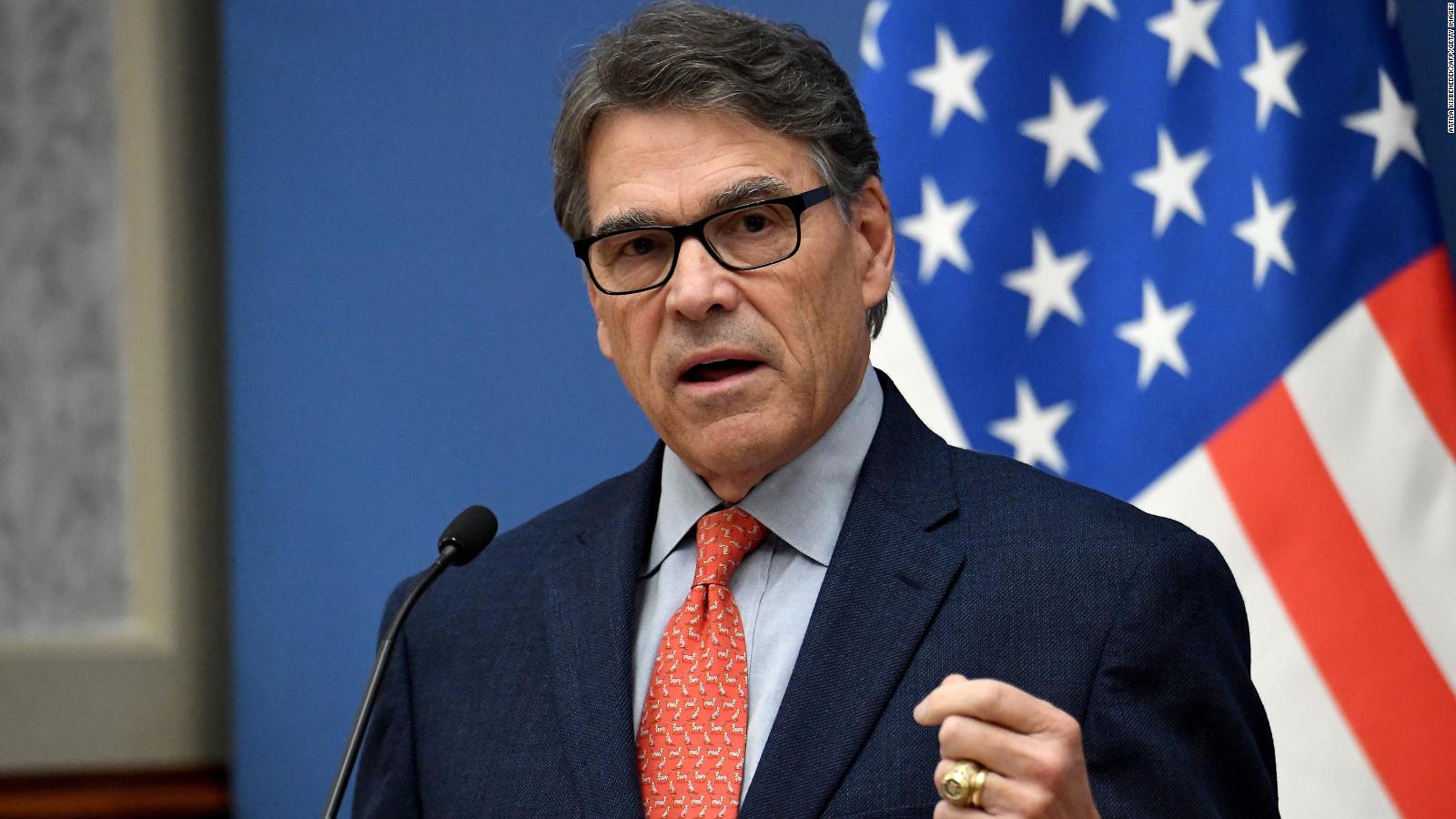 Rick Perry informs Trump of his plans to resign later this year as scrutiny over Ukraine heats up