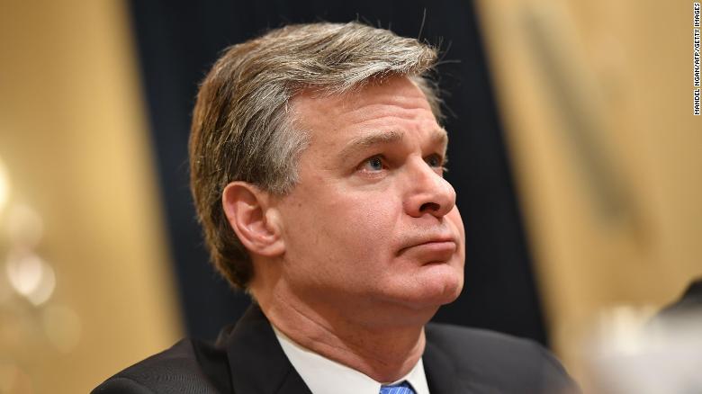 FBI director Wray says Russia is actively interfering in 2020 election to 'denigrate' Biden