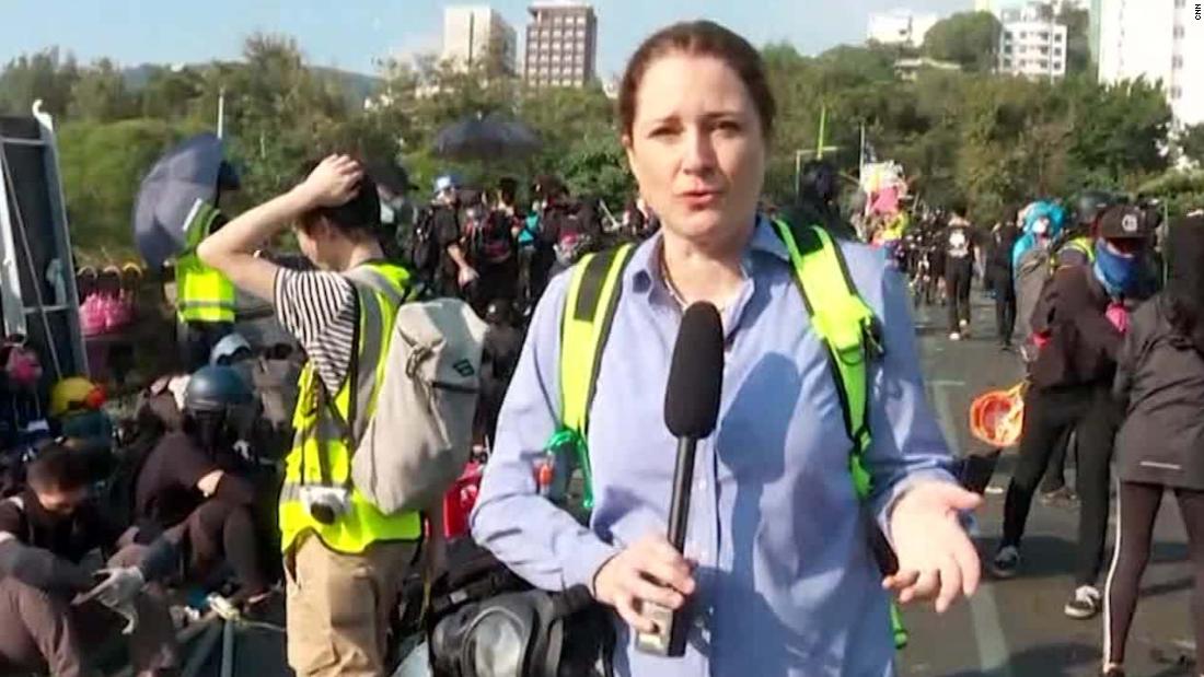 Hong Kong Protesters Bring Parts Of The City To Complete Halt CNN Video