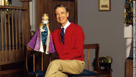 Remember when Fred Rogers swapped his sport coat for a knit cardigan?