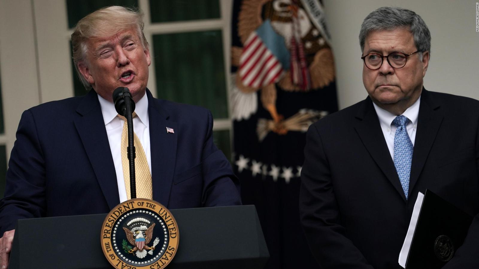 Barr says Trump's tweets about DOJ cases make it 'impossible to do my job'