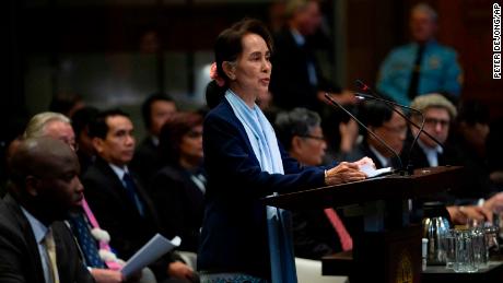 Der Friedensnobelpreisträger Aung San Suu Kyi sagt, Völkermordansprüche seien "irreführend".