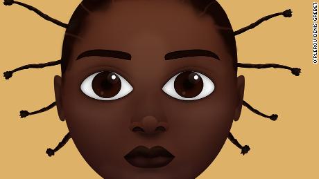 The student creating African emojis to change the story of Africa from poverty to beauty