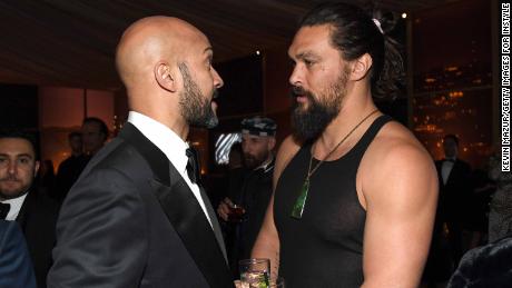 Keegan-Michael Key and Jason Momoa attends at Sunday&#39;s event