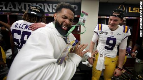 LSU says Odell Beckham Jr. did give players actual cash after national title game