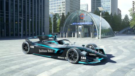 Die Formel E zeigt ein neues Autodesign mit einer haifischartigen Flosse