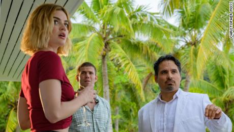 Lucy Hale, Austin Stowell and Michael Peña in &#39;Fantasy Island.&#39;
