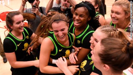 Sabrina Ionescu makes history just hours after speaking at the memorial for Kobe and Gianna Bryant