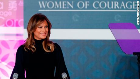 Melania Trump tweets about coronavirus, but remains largely out of sight on the crisis 