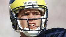 Brady grew up in San Mateo, California, and played football, basketball and baseball before joining Michigan.