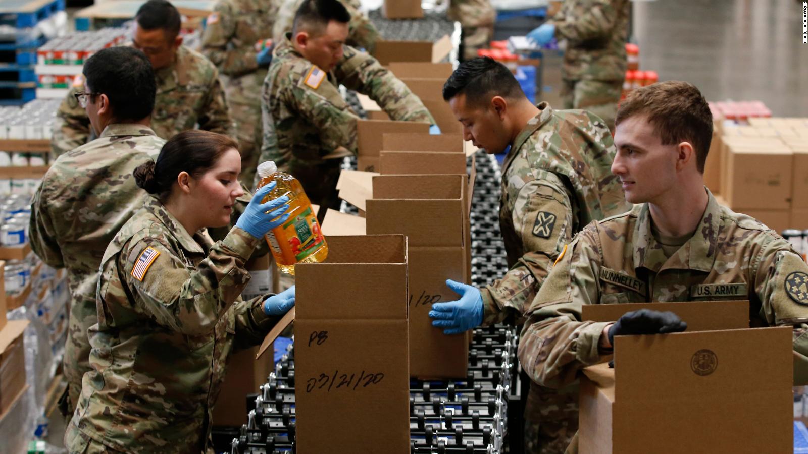 US military preparing to deploy additional forces to support coronavirus response