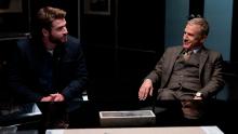 Liam Hemsworth and Christoph Waltz in &#39;Most Dangerous Game.&#39;