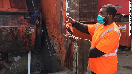 &#39;It&#39;s just a nightmare.&#39; Trash collectors overwhelmed by rising amount of household waste