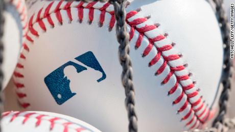 PHILADELPHIA, PA - JUNE 28:  A baseball with MLB logo is seen at Citizens Bank Park before a game between the Washington Nationals and Philadelphia Phillies on June 28, 2018 in Philadelphia, Pennsylvania. (Photo by Mitchell Leff/Getty Images)