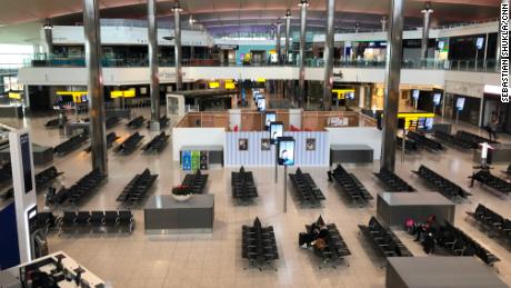 A near empty terminal at Heathrow could be a new normal.