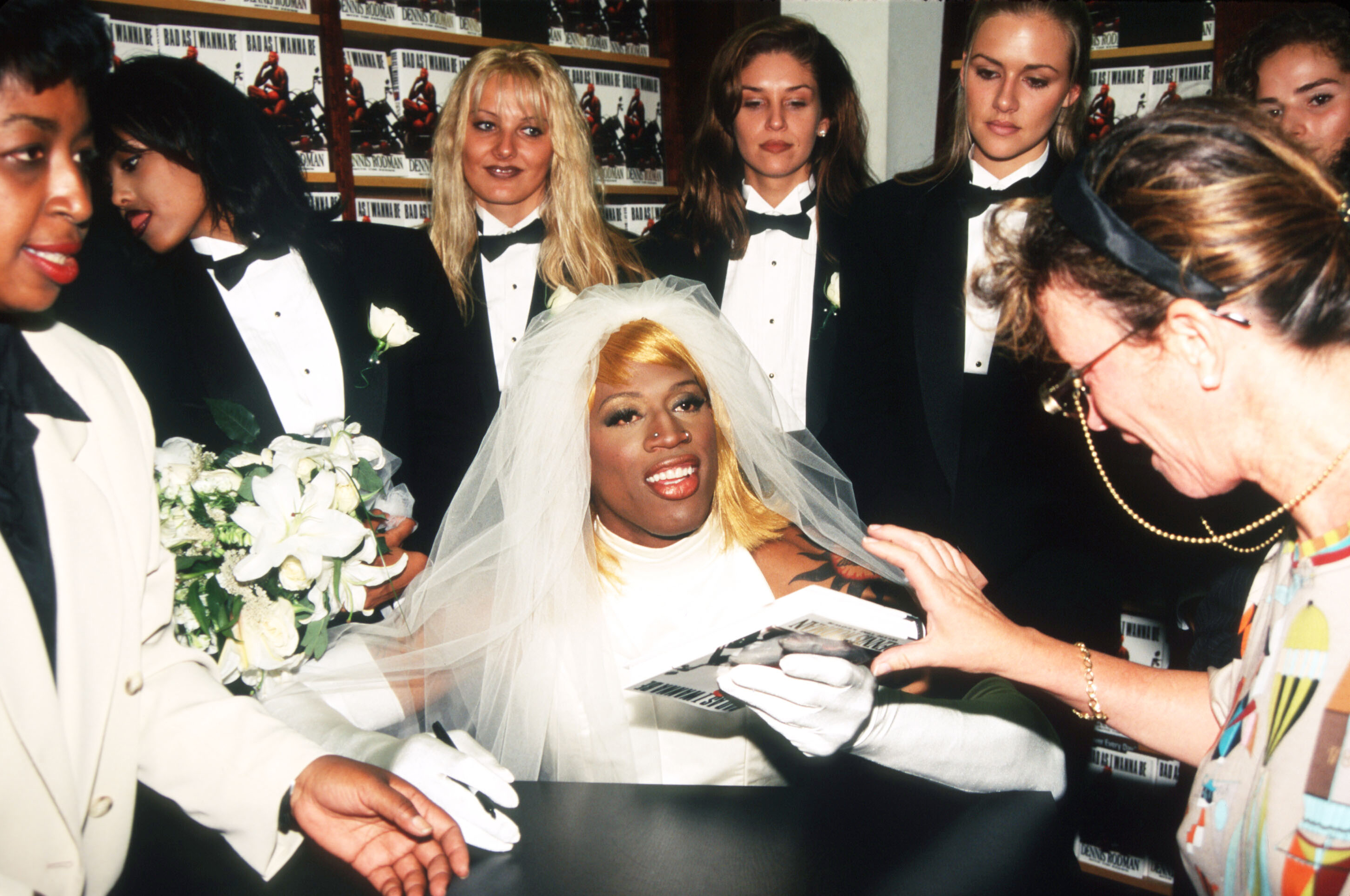 Remember when Dennis Rodman put on a wedding dress and claimed to marry him...