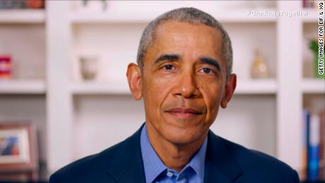 Der frühere Präsident Barack Obama spricht während "Gemeinsam graduieren: Amerika ehrt die High School Class von 2020 am 16. Mai 2020." 
