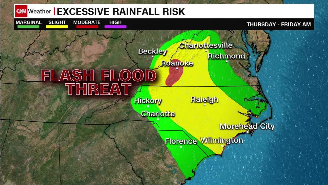 Flood Warnings Extended For The Mid Atlantic Cnn Video