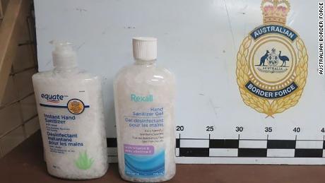 Drug smugglers used bottles of hand sanitizer to conceal meth shipments