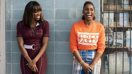 Yvonne Orji and Issa Rae in &quot;Insecure.&quot;