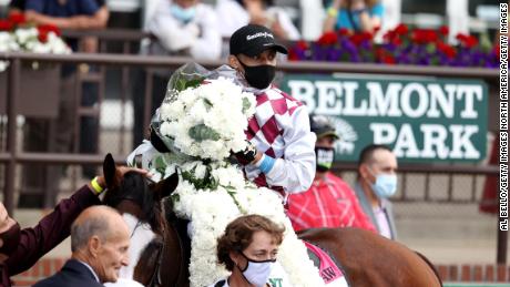 Tiz the Law wins the 152nd Belmont Stakes