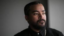 Dave Dukes stands in his lawyer&#39;s office in Dayton, Ohio in March. Dukes was a Dollar General clerk who shot and killed a man during an armed robbery. It was the fourth robbery he had witnessed on the job.