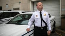 Lieutenant Jason Hall, photographed in March, says the Dayton Police Department repeatedly made security recommendations to dollar stores in the area but many of those recommendations were ignored.