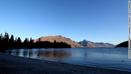 A general view of the lake front on June 25, 2020 in Queenstown, New Zealand. 