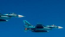 Japanese F-2 fighter jets
