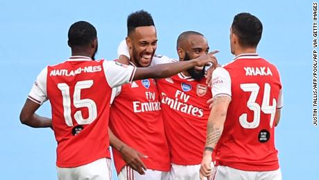 A double for Aubameyang as Arsenal stuns Manchester City in FA Cup semifinal
