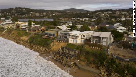 Beachfront homes in Wamberal have experienced damage during storms and sea swells for decades. 