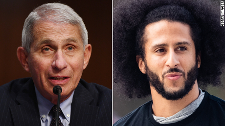 Kaepernick and Fauci will be honored as Robert F. Kennedy Human Rights award laureates