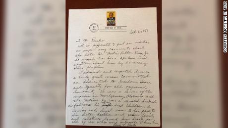The letter that Rosa Parks wrote in remembrance of Rev. Martin Luther King Jr.