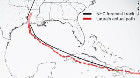 The National Hurricane Center nailed the forecast for Hurricane Laura&#39;s track