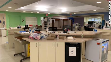 Hospital staff cleared out the NICU and transfered patients in two hours.