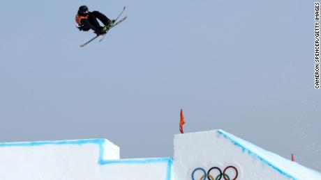 Andri Ragettli of Switzerland competes during the Freestyle Skiing Men&#39;s Ski Slopestyle Final on day nine of the PyeongChang 2018 Winter Olympic Games at Phoenix Snow Park on February 18, 2018 in Pyeongchang-gun, South Korea.